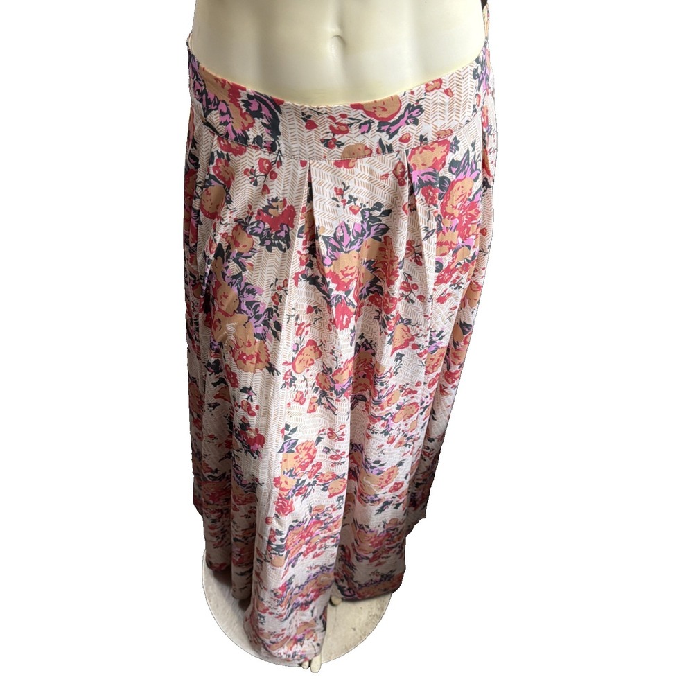 Anthropologie Mynak's Granny Cottage Fairy Core Chalfont Floral Maxi Skirt Sz 6